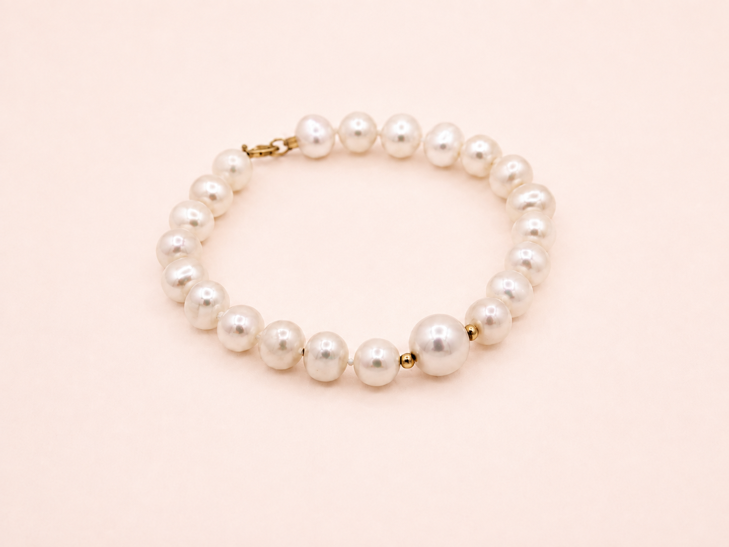 Pulseira pérolas naturais